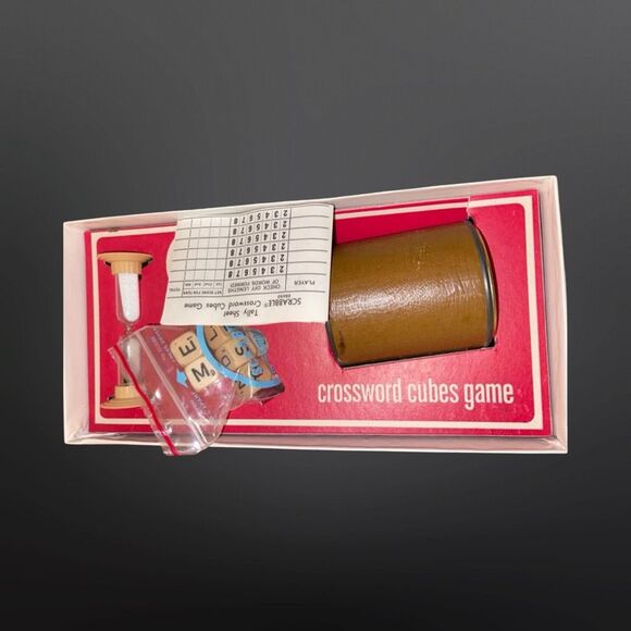 Vintage 1968 Scrabble Crossword Cubes Game *Complete* - Picture 6 of 6